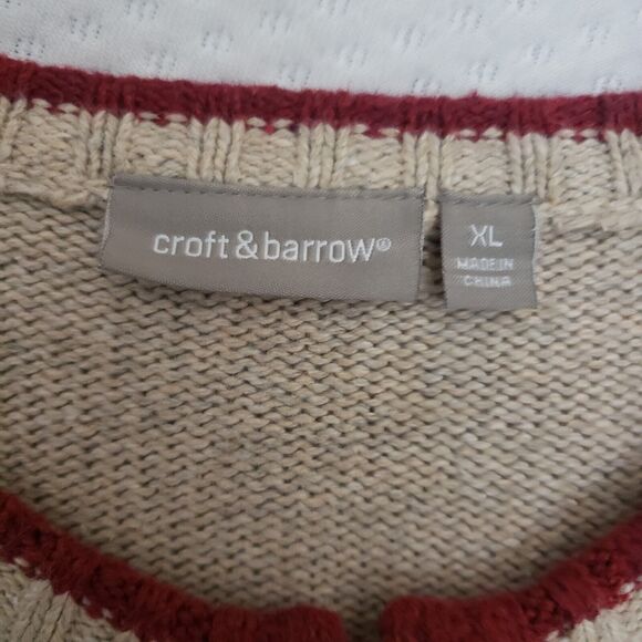 Croft & Barrow Bird Embroidered Full Zip Cardigan Cottagecore Ramie Silk XL‎ - Picture 13 of 13